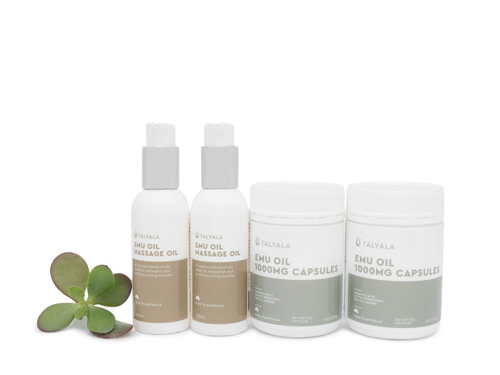 Special: 2 x 100ml Massage Oil, 2 x Capsules