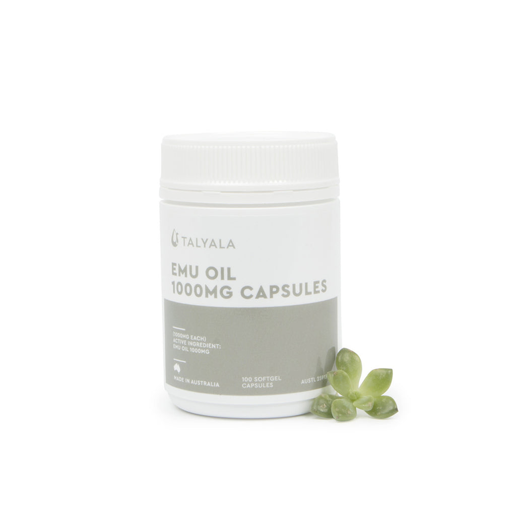 1 x Jar Emu Oil Capsules 1000mg